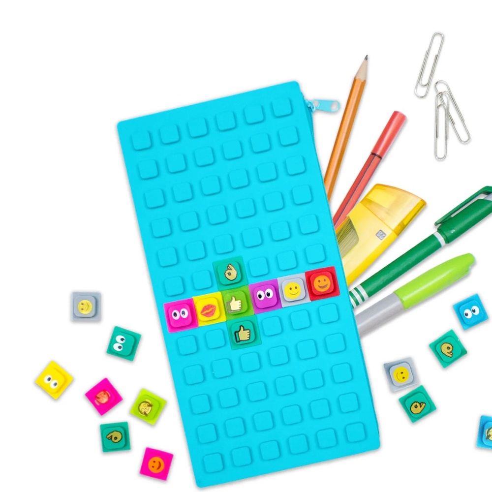NEW WAFF KASE XL Pencil Case - Blue